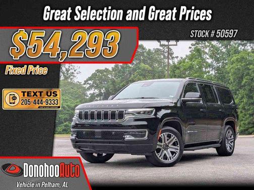 Diamond Black Crystal Pearlcoat 2025 Jeep Wagoneer 4x4