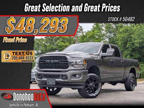 Granite Crystal Metallic Clearcoat 2024 RAM 2500 Big Horn Crew Cab 4x4 6'4' Box