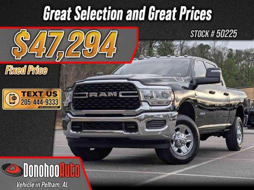Diamond Black Crystal Pearlcoat 2024 RAM 2500 Big Horn Crew Cab 4x4 6'4' Box