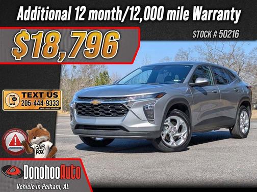 Sterling Gray Metallic 2024 Chevrolet Trax LS