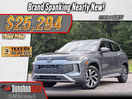 Platinum Gray Metallic 2025 Volkswagen Tiguan 2.0T S