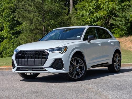 Glacier White Metallic 2025 Audi Q3 45 S line Premium Plus