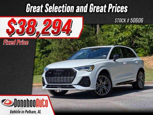 Glacier White Metallic 2025 Audi Q3 45 S line Premium Plus