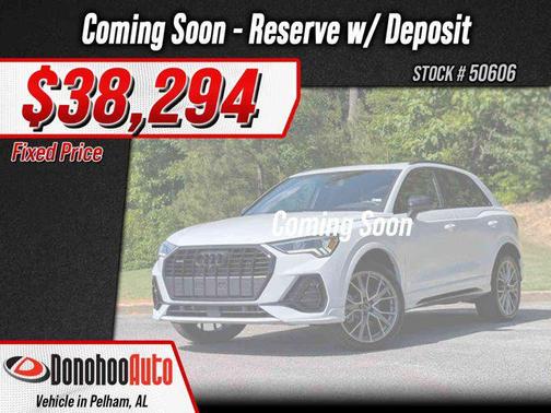 Glacier White Metallic 2025 Audi Q3 45 S line Premium Plus