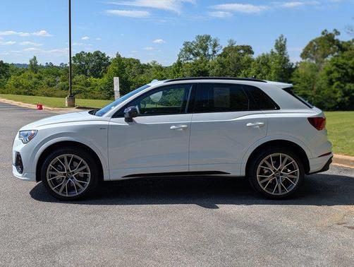 Glacier White Metallic 2025 Audi Q3 45 S line Premium Plus