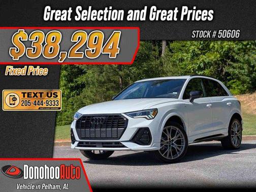 Glacier White Metallic 2025 Audi Q3 45 S line Premium Plus