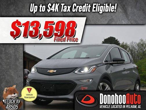 Slate Gray Metallic 2019 Chevrolet Bolt EV LT
