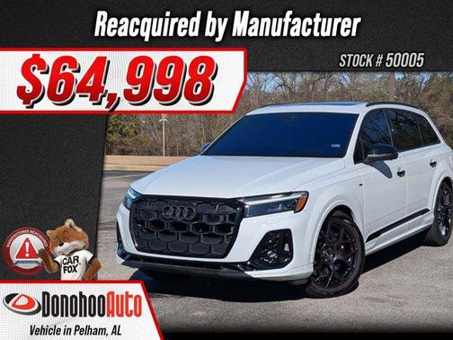 Glacier White Metallic 2025 Audi SQ7 4.0T Premium Plus