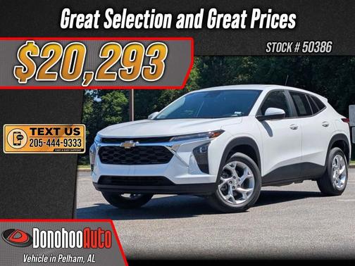 Summit White 2024 Chevrolet Trax LS