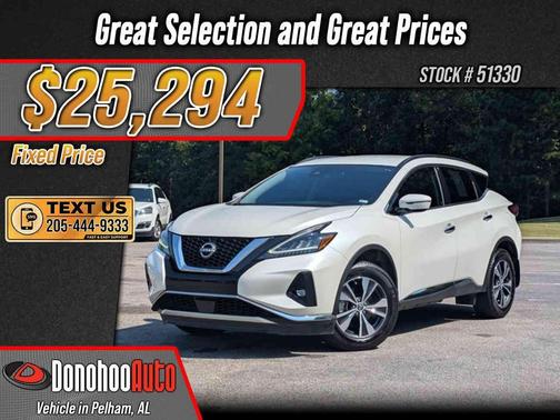 Pearl White Tricoat 2024 Nissan Murano SV FWD