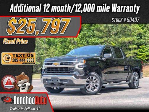 Black 2023 Chevrolet Silverado 1500 LT