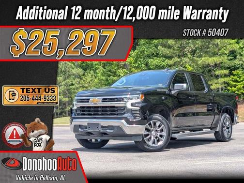 Black 2023 Chevrolet Silverado 1500 LT
