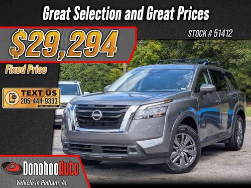 Gun Metallic 2025 Nissan Pathfinder SV FWD