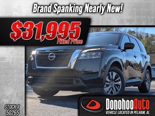Super Black 2025 Nissan Pathfinder S FWD SUV