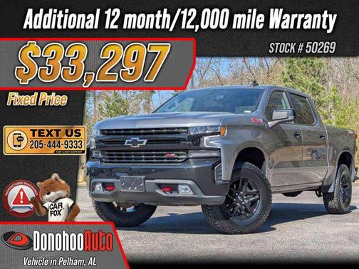 Satin Steel Metallic 2021 Chevrolet Silverado 1500 LT Trail Boss