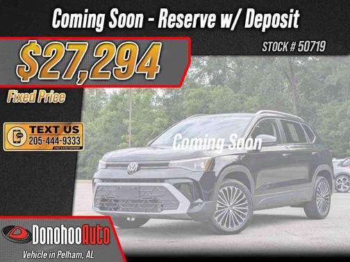 Deep Black Pearl 2025 Volkswagen Taos 1.5T SE