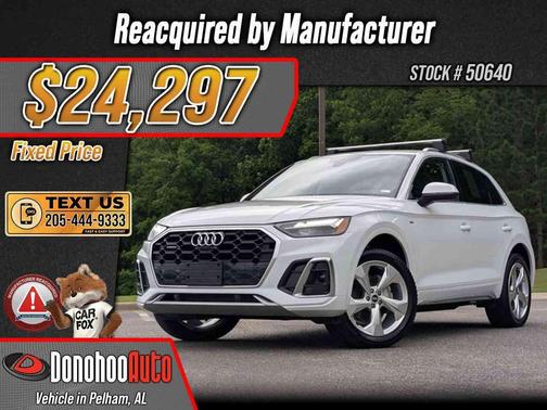 Glacier White Metallic 2022 Audi Q5 45 S line Premium Plus
