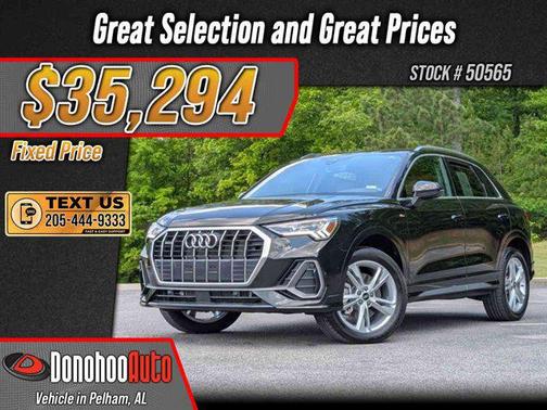 Mythos Black Metallic 2024 Audi Q3 45 S line Premium Plus