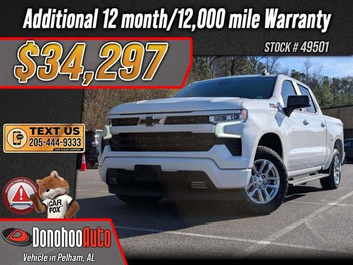 Summit White 2022 Chevrolet Silverado 1500 RST