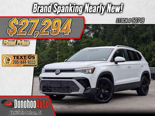 Pure White 2025 Volkswagen Taos 1.5T SE