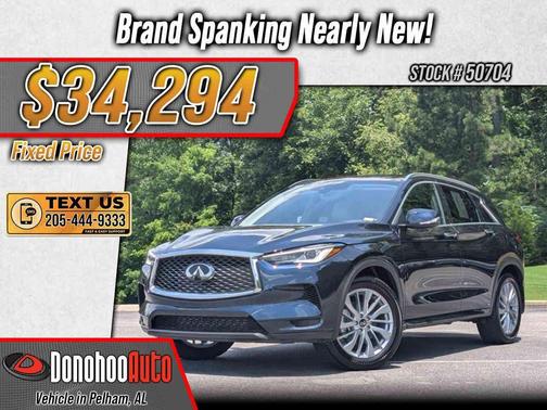 Hermosa Blue 2024 INFINITI QX50 LUXE