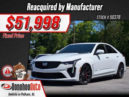 Summit White 2023 Cadillac CT4-V V-Series Blackwing
