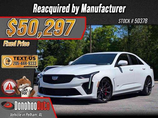 Summit White 2023 Cadillac CT4-V V-Series Blackwing