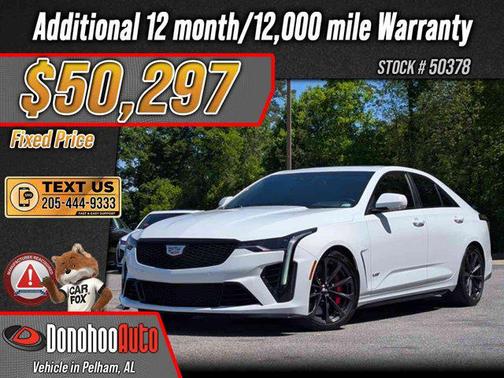 Summit White 2023 Cadillac CT4-V V-Series Blackwing