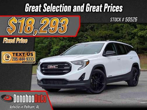 Summit White 2021 GMC Terrain SLT