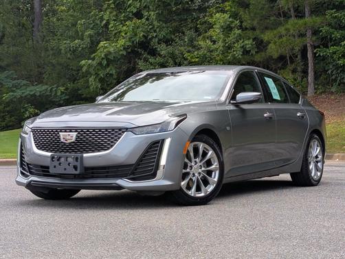 Satin Steel Metallic 2022 Cadillac CT5 Premium Luxury