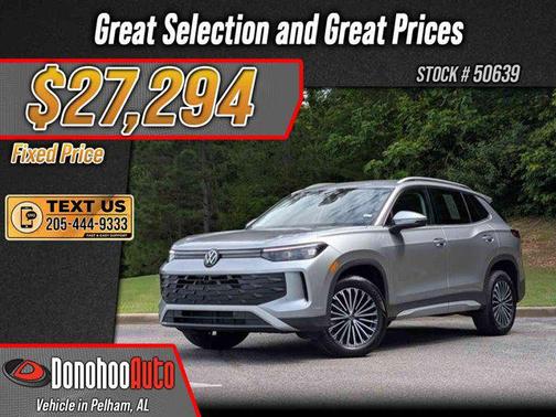 Pure White 2025 Volkswagen Tiguan 2.0T S 4MOTION