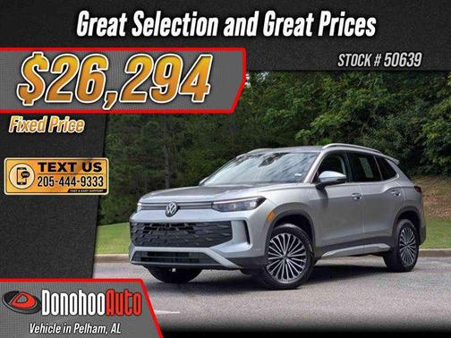 Pure White 2025 Volkswagen Tiguan 2.0T S 4MOTION