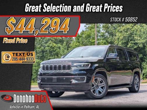 Diamond Black Crystal Pearlcoat 2024 Jeep Wagoneer L Series I 4x2