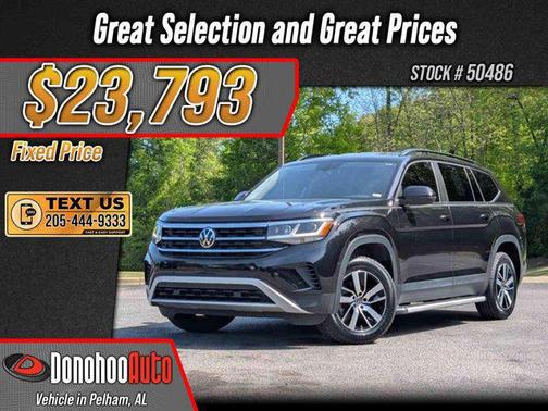 Deep Black Pearl 2022 Volkswagen Atlas 2.0T SE