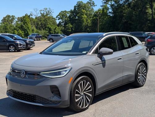 Pure Gray w/Black Roof 2023 Volkswagen ID.4 Pro S Plus