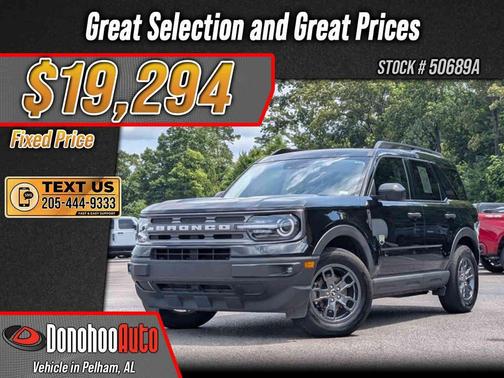 Shadow Black 2022 Ford Bronco Sport Big Bend