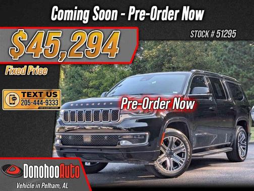 Diamond Black Crystal Pearlcoat 2024 Jeep Wagoneer Series I 4x4
