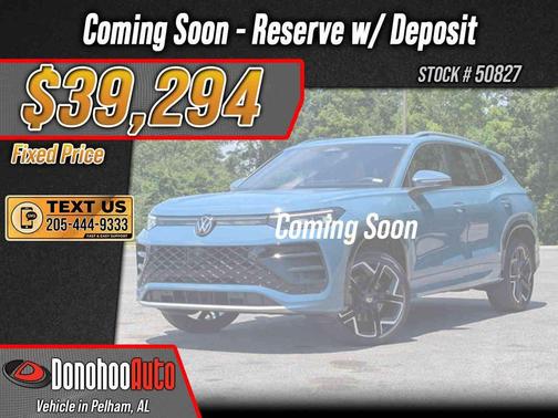 Monterey Blue Pearl 2025 Volkswagen Tiguan 2.0T SEL R-Line 4MOTION