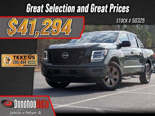 Tactical Green Metallic 2024 Nissan Titan SV