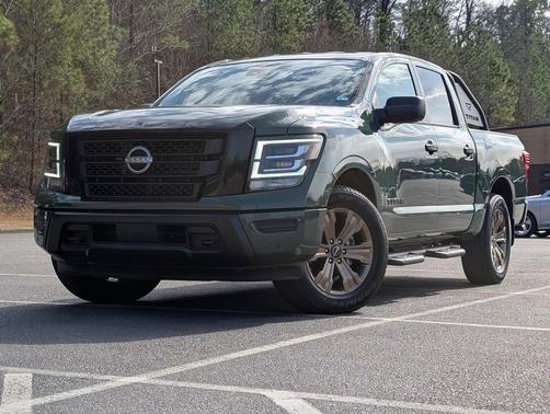 Tactical Green Metallic 2024 Nissan Titan SV