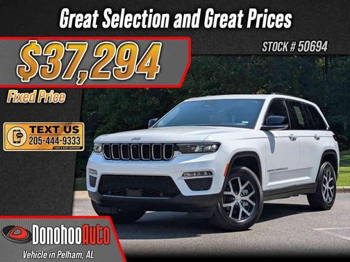 Bright White Clearcoat 2024 Jeep Grand Cherokee Limited