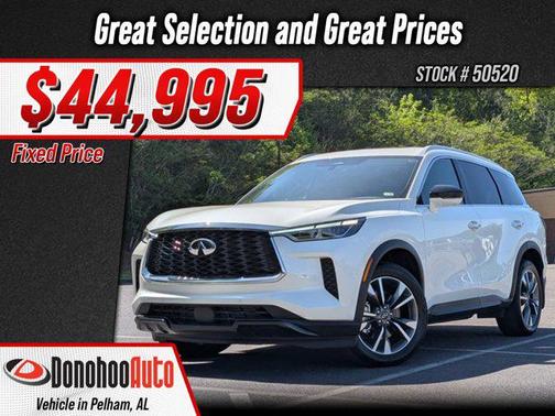 Majestic White 2025 INFINITI QX60 Luxe