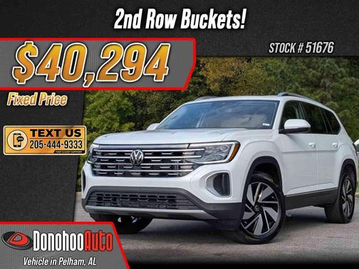 Opal White Pearl 2026 Volkswagen Atlas 2.0T SEL