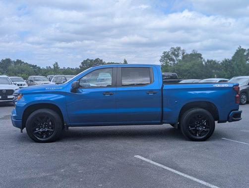 Glacier Blue Metallic 2024 Chevrolet Silverado 1500 Custom
