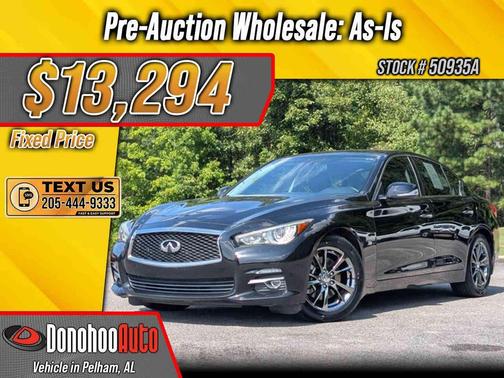 Black Obsidian 2015 INFINITI Q50 Premium