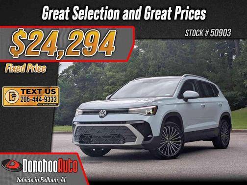Platinum Gray Metallic 2025 Volkswagen Taos 1.5T SE