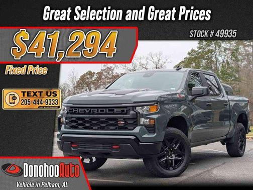 Cypress Gray 2025 Chevrolet Silverado 1500 Custom Trail Boss
