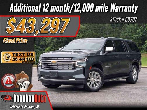 Shadow Gray Metallic 2021 Chevrolet Suburban Premier