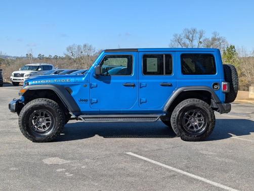 Hydro Blue Pearlcoat 2023 Jeep Wrangler 4-Door High Tide 4x4
