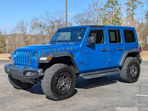 Hydro Blue Pearlcoat 2023 Jeep Wrangler 4-Door High Tide 4x4